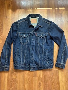 Levi's Dark Blue Denim Trucker Jacket